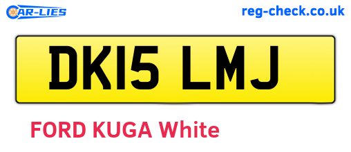 DK15LMJ are the vehicle registration plates.