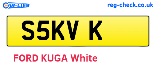 S5KVK are the vehicle registration plates.