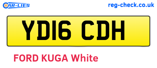 YD16CDH are the vehicle registration plates.