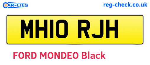 MH10RJH are the vehicle registration plates.