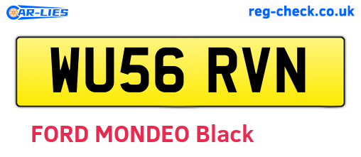 WU56RVN are the vehicle registration plates.