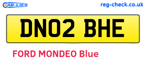 DN02BHE are the vehicle registration plates.