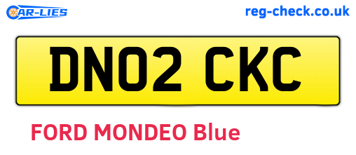 DN02CKC are the vehicle registration plates.