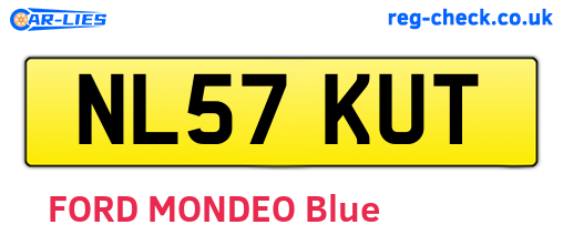 NL57KUT are the vehicle registration plates.