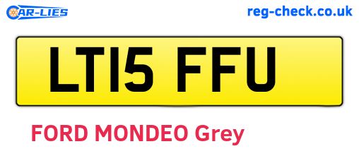 LT15FFU are the vehicle registration plates.