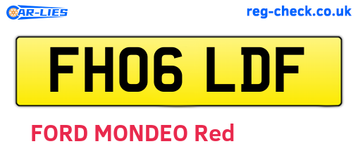 FH06LDF are the vehicle registration plates.