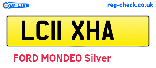 LC11XHA are the vehicle registration plates.