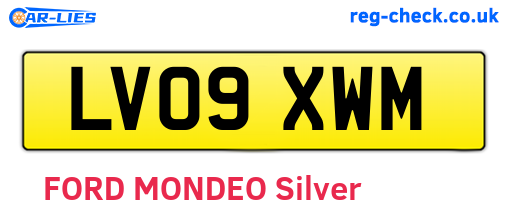LV09XWM are the vehicle registration plates.
