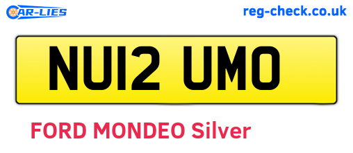 NU12UMO are the vehicle registration plates.