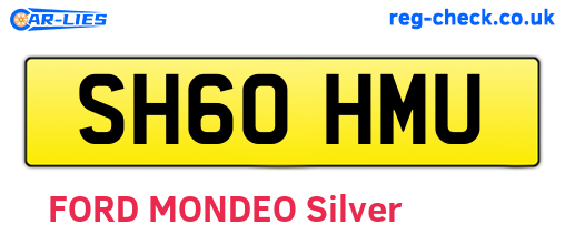 SH60HMU are the vehicle registration plates.