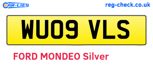 WU09VLS are the vehicle registration plates.