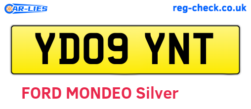 YD09YNT are the vehicle registration plates.