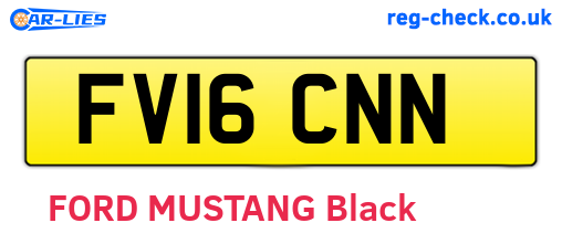 FV16CNN are the vehicle registration plates.
