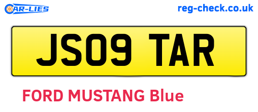 JS09TAR are the vehicle registration plates.