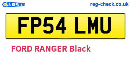 FP54LMU are the vehicle registration plates.
