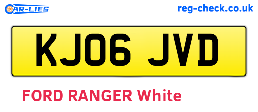 KJ06JVD are the vehicle registration plates.
