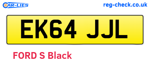 EK64JJL are the vehicle registration plates.