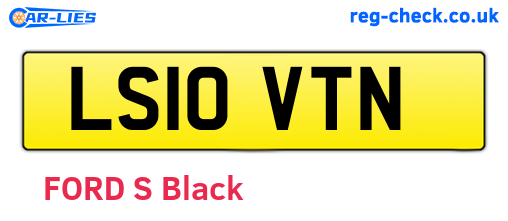 LS10VTN are the vehicle registration plates.