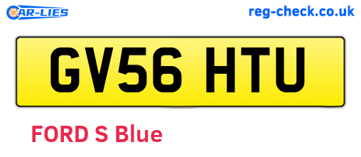 GV56HTU are the vehicle registration plates.