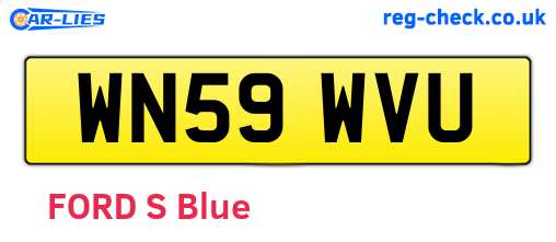 WN59WVU are the vehicle registration plates.