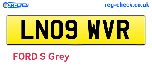 LN09WVR are the vehicle registration plates.
