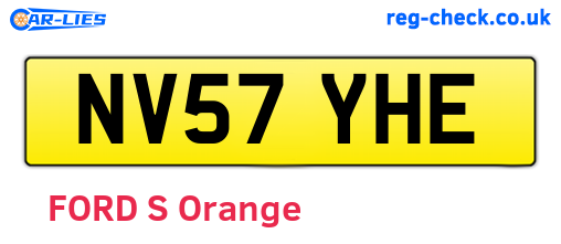 NV57YHE are the vehicle registration plates.