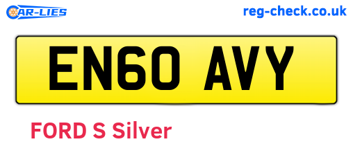 EN60AVY are the vehicle registration plates.