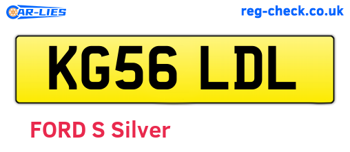 KG56LDL are the vehicle registration plates.