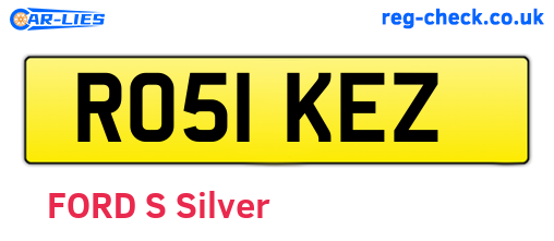 RO51KEZ are the vehicle registration plates.