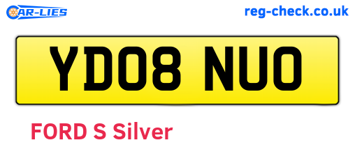 YD08NUO are the vehicle registration plates.