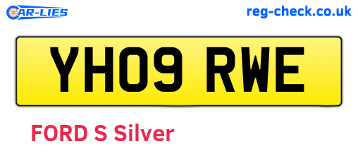 YH09RWE are the vehicle registration plates.