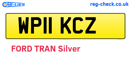 WP11KCZ are the vehicle registration plates.