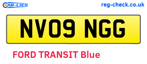 NV09NGG are the vehicle registration plates.