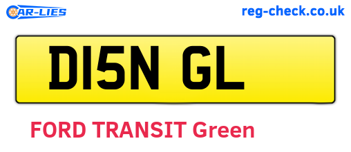 D15NGL are the vehicle registration plates.