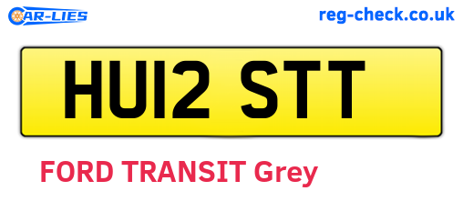 HU12STT are the vehicle registration plates.