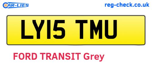 LY15TMU are the vehicle registration plates.