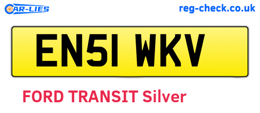 EN51WKV are the vehicle registration plates.