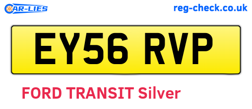 EY56RVP are the vehicle registration plates.