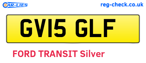 GV15GLF are the vehicle registration plates.
