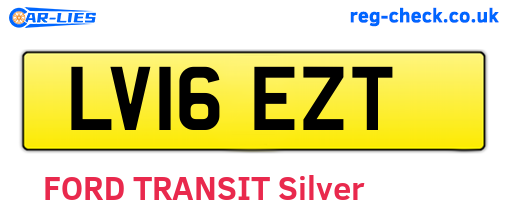 LV16EZT are the vehicle registration plates.