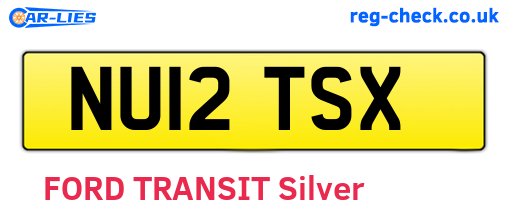 NU12TSX are the vehicle registration plates.