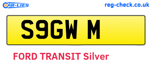 S9GWM are the vehicle registration plates.