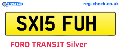 SX15FUH are the vehicle registration plates.