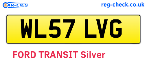 WL57LVG are the vehicle registration plates.