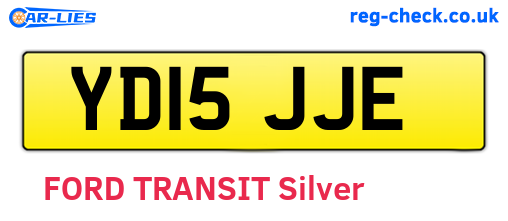 YD15JJE are the vehicle registration plates.