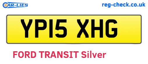YP15XHG are the vehicle registration plates.