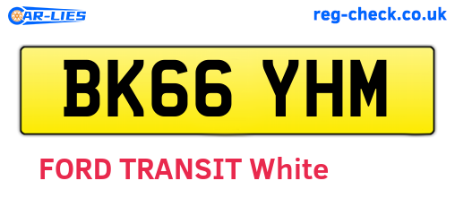 BK66YHM are the vehicle registration plates.