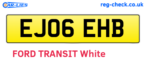 EJ06EHB are the vehicle registration plates.
