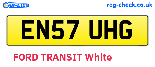 EN57UHG are the vehicle registration plates.