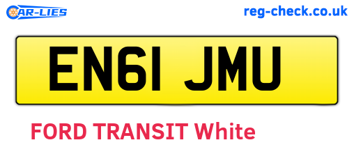 EN61JMU are the vehicle registration plates.